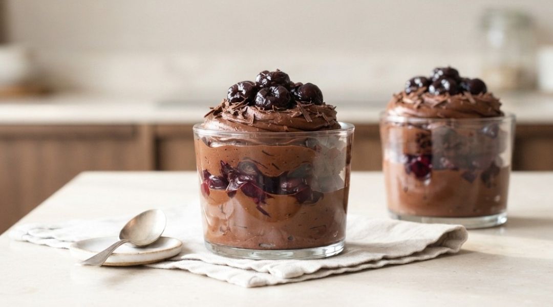 Crème dessert Forêt-Noire