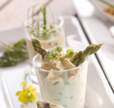 Emulsion d'asperges Magimix.
