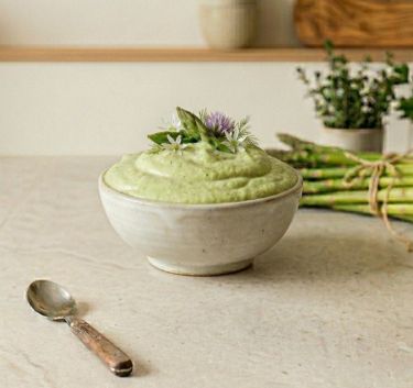Asparagus purée Magimix.