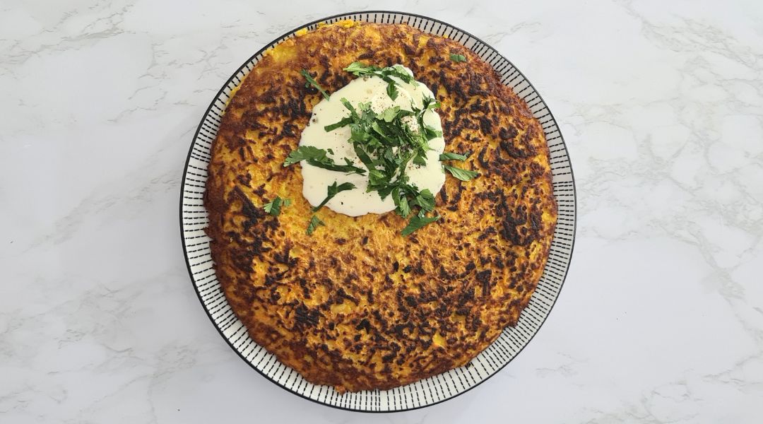 Galette de patate douce