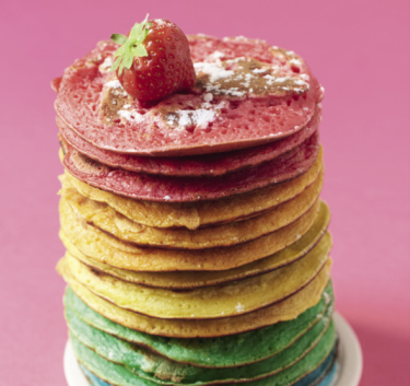 Pancakes multicolores Magimix.