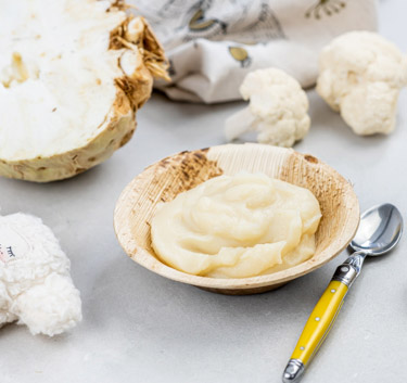 Premières purées : White Magimix.