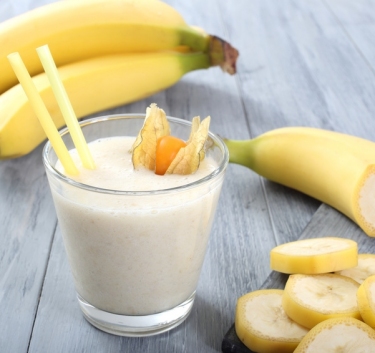Milkshake à la banane et amandes Magimix.