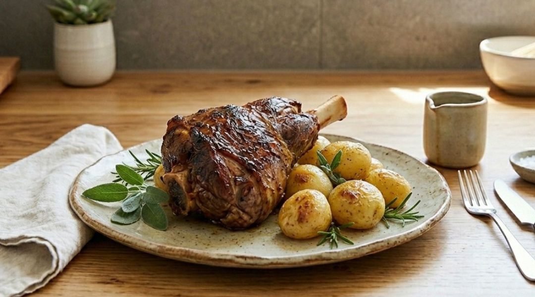 Épaule d'agneau à la sauge