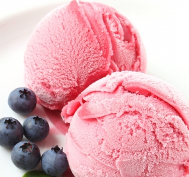 Blueberry ice cream Magimix.