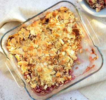 Crumble aux figues et au miel Magimix.
