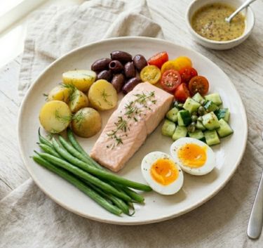 Salmon Nicoise Magimix.