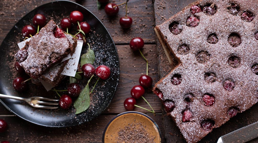 Gâteau chocolat-cerise