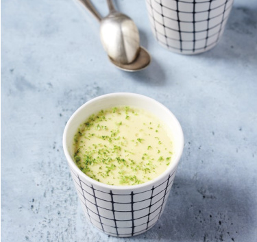 Petits pots de crème au citron Magimix.
