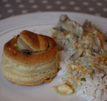 Bouchées à la reine au veau Magimix.