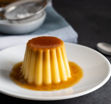Flans au caramel (type flamby) Magimix.