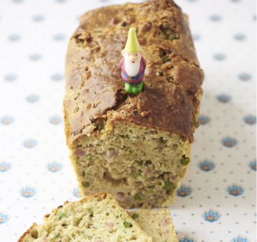 Cake au jambon et petits pois Magimix.