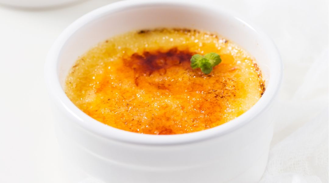 Crème brûlée à la verveine