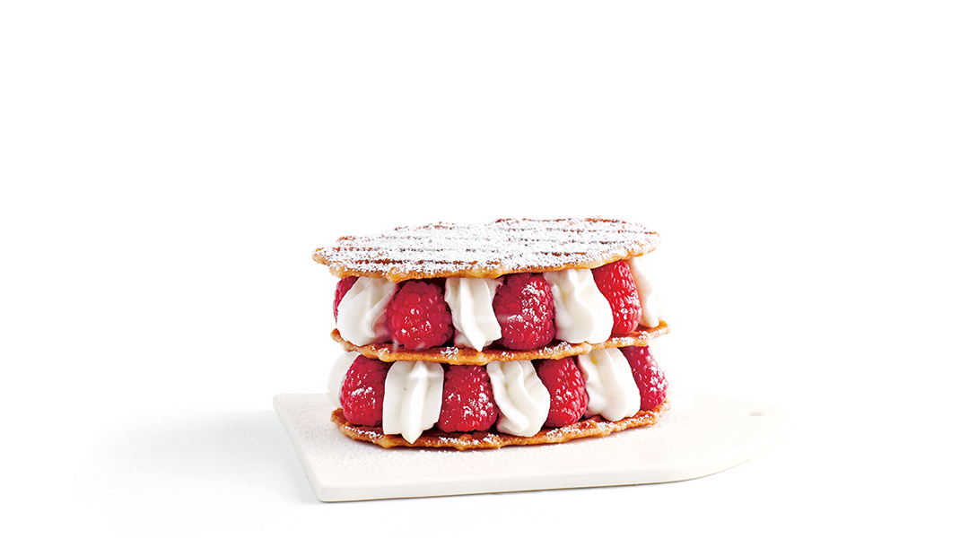 Mille-feuilles aux framboises