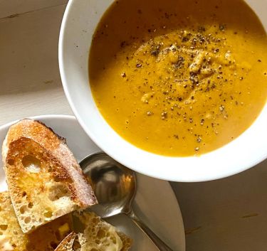 Pumpkin thaï soup Magimix.