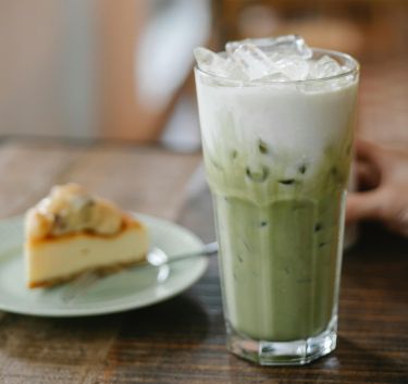 Matcha frappé Magimix.