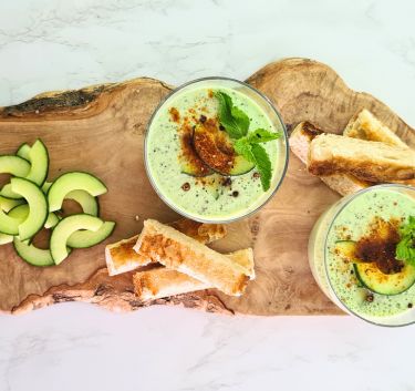 Soupe froide de concombre Magimix.