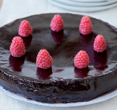 Gâteau miroir au chocolat Magimix.