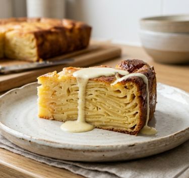 Cake invisible aux pommes et vanille