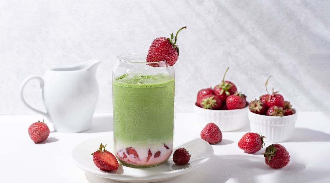 Strawberry Matcha Latte