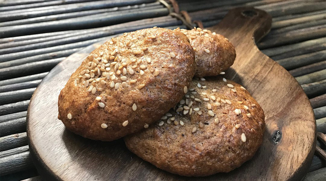 Petits biscuits à l'épeautre, sésame