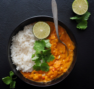 Sweet potato and coconut curry Magimix.