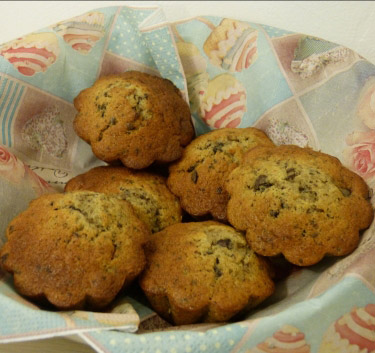 Muffins bananes chocolat Magimix.