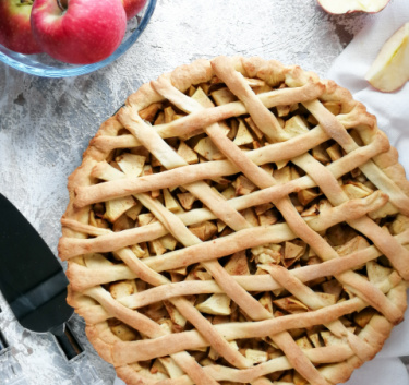 Tourte aux pommes à la hollandaise Magimix.
