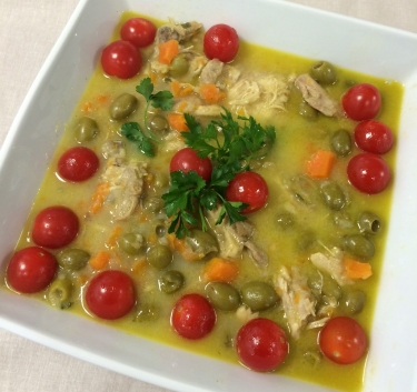 Poulet aux olives et tomates cerises Magimix.