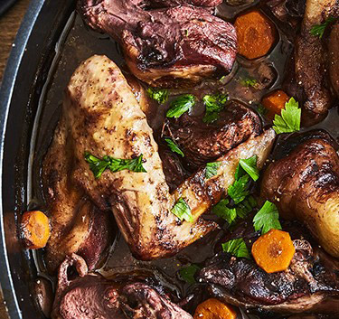 Coq au vin Magimix.