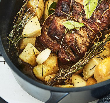 Rôti de porc aux pommes grenaille Magimix.
