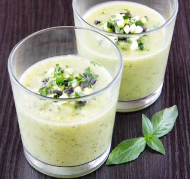 Soupe froide d'olives Magimix.