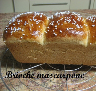 Brioche au mascarpone (Pétrin XL) Magimix.