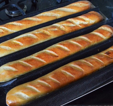 Baguettes viennoises (Pétrin XL) Magimix.