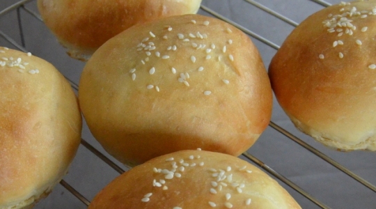 Pains burger buns (Pétrin XL)