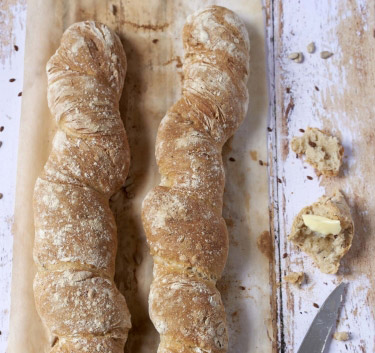 Baguettes aux graines (Pétrin XL) Magimix.