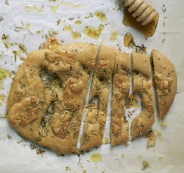 Fougasses chèvre-romarin (Pétrin XL) Magimix.
