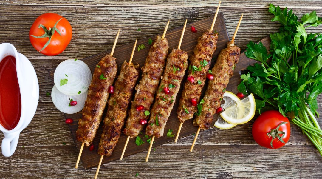 Kebab épicés à l'agneau