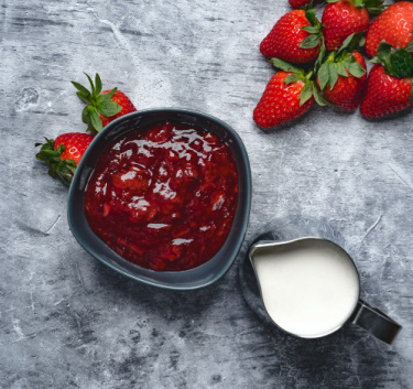 Confiture de fraises Magimix.