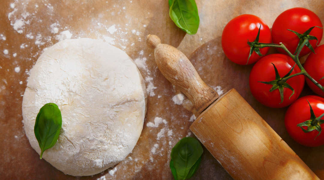 Préparation pour pâte à pizza prête à l'emploi de farine toastée