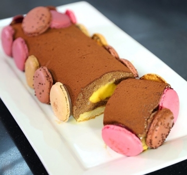 Bûche au chocolat - insert passion Magimix.
