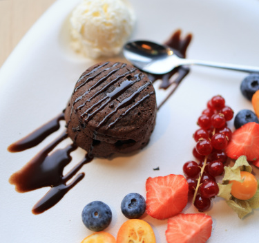 Fondants au chocolat Magimix.