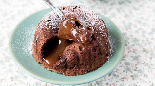 Moelleux au chocolat et caramel