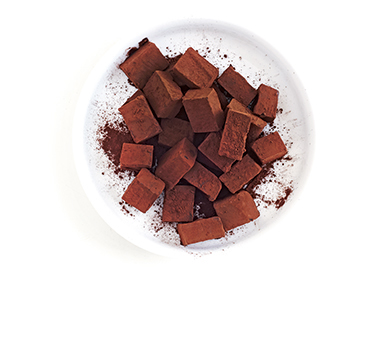Truffes au chocolat Magimix.