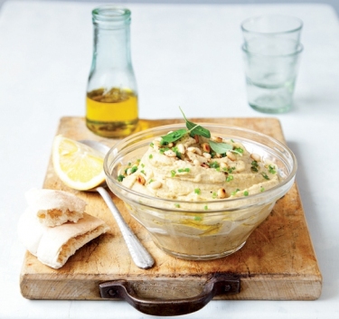 Houmous et roulé de courgette Magimix.