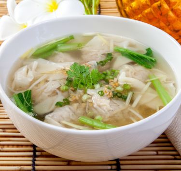 Soupe aux raviolis chinois Magimix.