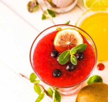 Jus de raisin et cassis Magimix.
