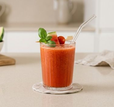 Jus de tomate et pastèque Magimix.