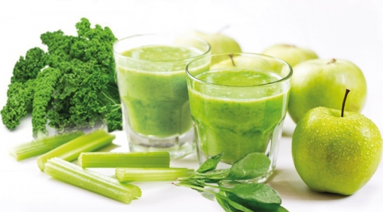 Jus de chou kale et pomme