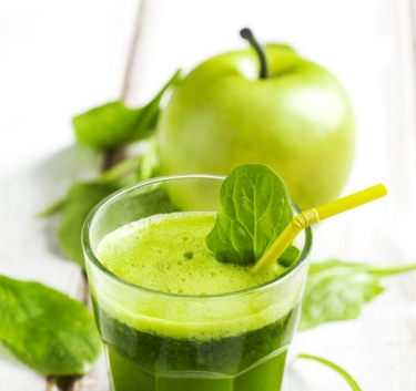 Jus d'épinard et pomme Magimix.